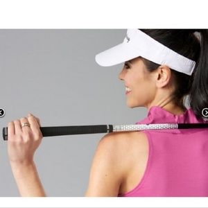 NWT Smashing Golf & Tennis Pink Michelle Polo Top